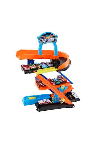 Hot Wheels 2in1 Dönüşebilen Garaj Oyun Seti - Fırlatıcılı Araba Ve Pist Seti