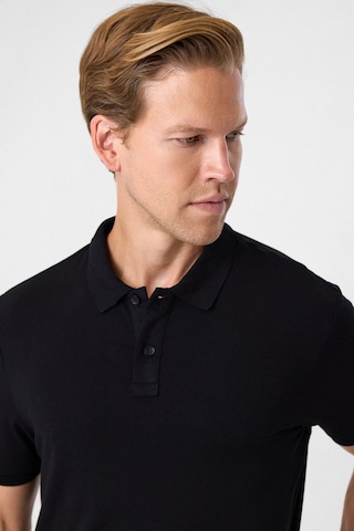 Back And Bond Siyah Regular Fit Polo Yaka Tişört
