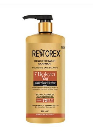 Restorex 7 Besleyici Yağ Bakım Şampuanı 900 Ml