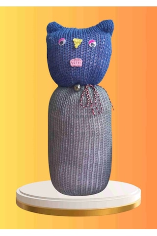 Tıkırık Örgü Yastık Uyku Ve Oyun Arkadaşı Cingöz - 45 Cm Diğer