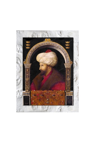 Fatih Sultan Mehmet Han Osmanlı Kanvas Tablo