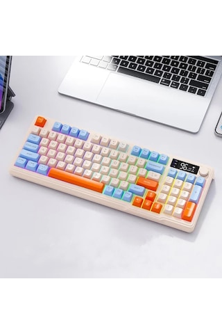 2.4g Bluetooth Çift Bağlantı Gaming Oyuncu Klavye Manyetik Klavye
