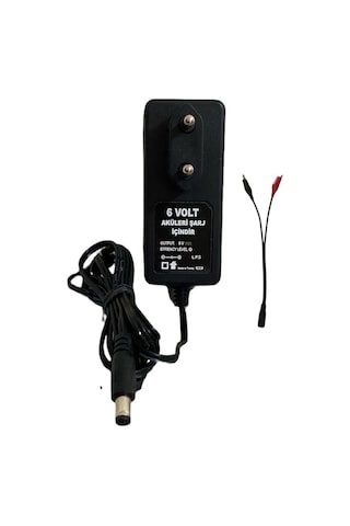 Oyuncak Araba Aküsü Şarj Adaptörü 6 Volt M-2
