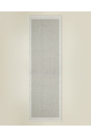 Arlo Yolluk Halı 80x150 Cm Gri-beyaz