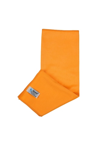 9 Adet Spark Kristal Mikrofiber Cam Silme Bezi Ve Genel Temizlik & Kurulama Bezi 40x40 Cm Turuncu