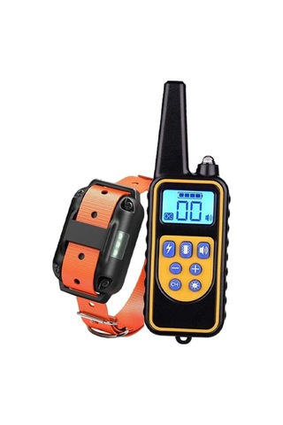 Suntek Köpek Eğitimi Şok Tasması Uzaktan 1-adet-turuncu