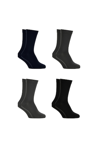 Kardeşler Çorap Erkek Çok Renkli Pamuklu Soket Çorap 5'li Paket Çok Renkli - 790044533 Çok Renkli