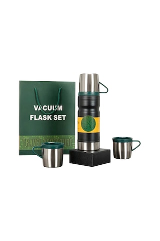 Sunup Sn-22234 Paslanmaz Çelik 680 Ml Vakumlu Termos Seti Çok