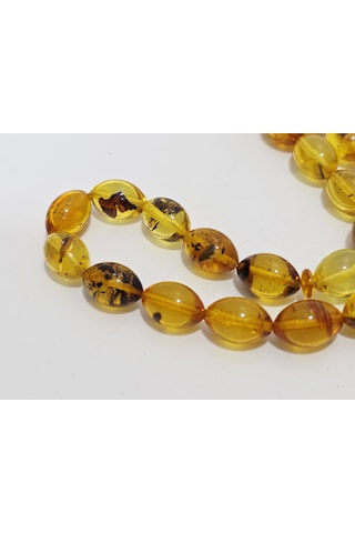 Doğal Kaya Damla Kehribar Tesbih 33lük 26,10 Gram K005
