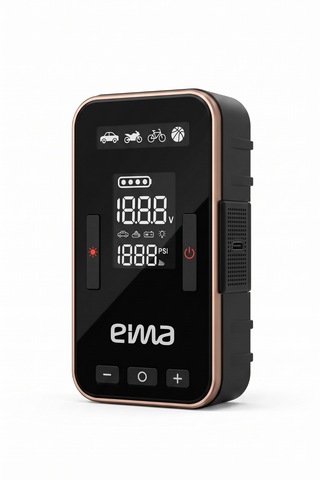 Eima Akü Takviye Cihazı Ve Lastik Şişirme Kompresörü Jump Starter