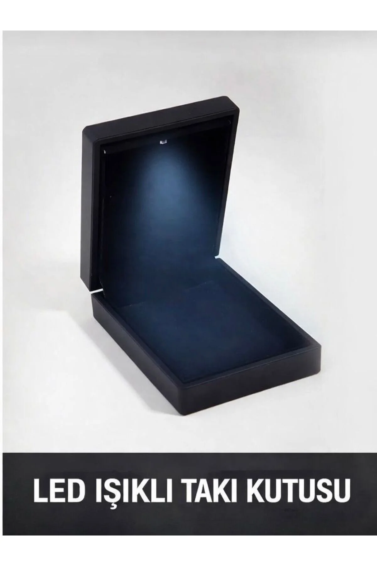 Led Işıklı Takı & Mücevher Kutusu Siyah