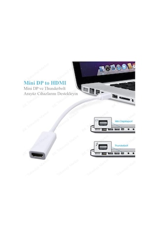 Mini Displayport (Thunderbolt) To Hdmı Dönüştürücü Kablo