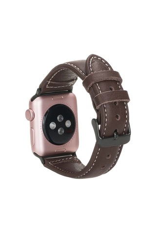 Apple Watch Uyumlu Deri Kordon 42-44-45mm Nm1-as3 Kahve Çok Renkli