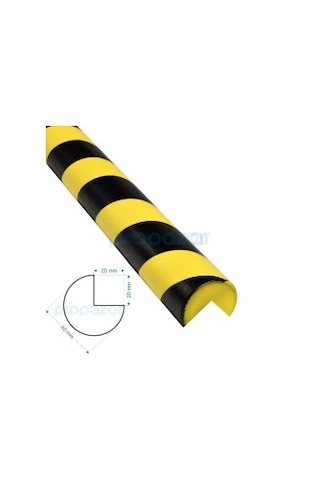 Puffyguard Kenar Köşe Koruyucu C1- Model C1 - 1 Metre - 20x20x40mm - Tip : A -