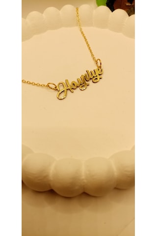 Hifa Diamond İsimli Kolye 9097134 Antik Gümüş