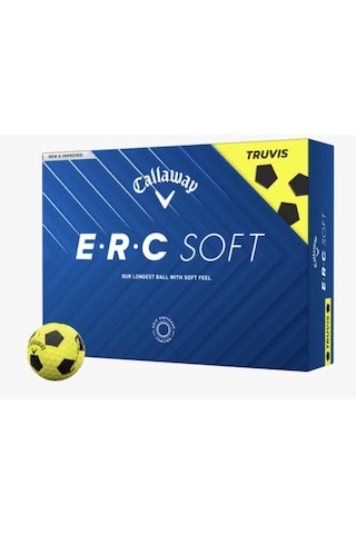 Callaway Erc Yumuşak Golf Topu Sarı Siyah - 3'lü Karışık