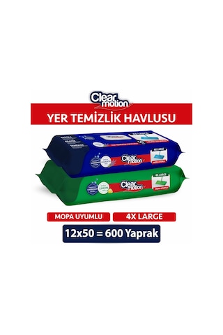 Clearmotion Yer Temizlik Havlusu(12x50) 600 Yaprak