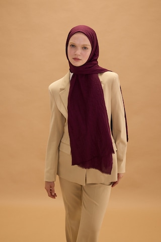 Bambu Kraş Şal Tesettür Giyim, Yüksek Kalite, Hafif, Rahat, Şık, Premium, Lux, Shawl, Scarf Bordo