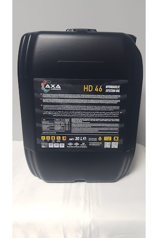 Axa Lubricants Hd 46 Hidrolik Sistem Yağı 20 L