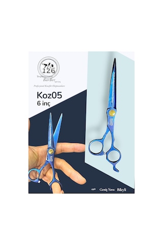 Koz05 6 İnç Profesyonel Saç Kesim Makası