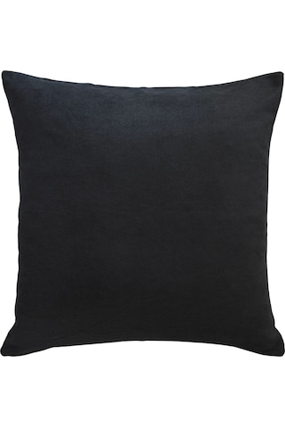 Kadife Serisi Siyah Kırlent, Yastık Kılıfı En: 45 Boy: 45 Siyah
