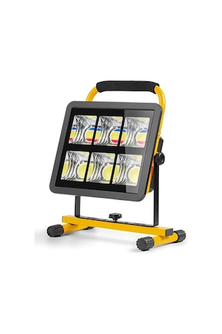 Ayt Powermaster Mx-w865c Çok Fonksiyonlu Projektör Lambası Solar Güneş Enerjili Şarjlı Kamp Lambası Powerbank Özellikli