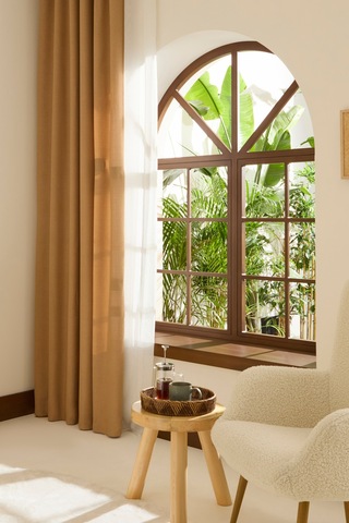 Kaşmir Home Perla Keten Fon Perde Bej 150x270 Cm Bej