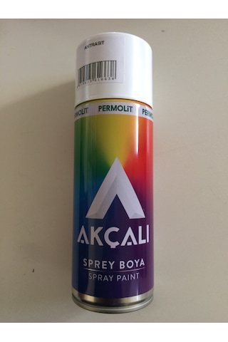 Akçalı 400 ML Sprey Boya Siyah Gri Ral 7016 Antrasit Koyu Renk