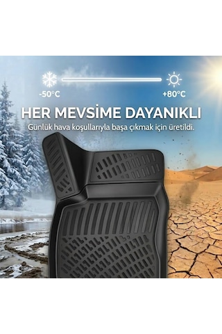 Togg İçin Uyumlu T10f 3d Paspas - Siyah 2025 Ve Sonrası