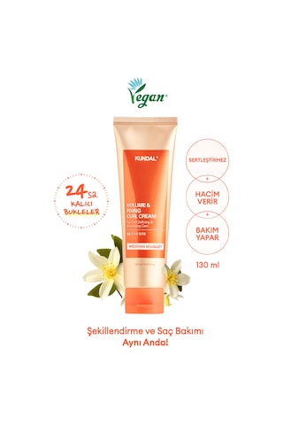 Bukle Belirginleştirici Durulanmayan Saç Kremi Kundal Volume & Fixing Curl Cream Wedding Bouquet