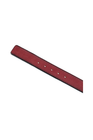 Bordo Erkek Gr-040-138 Grande Klasik Kemer Genişlik 4 Cm