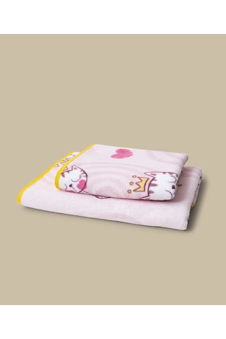 Royalkıtty Havlu Pembe-70 X 130 Cm