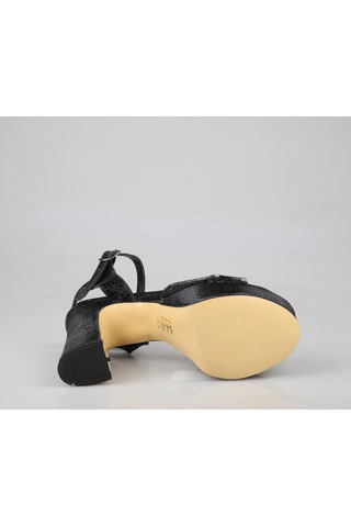 Feles 053-350 Siyah Kadın Topuklu Ayakkabı Siyah