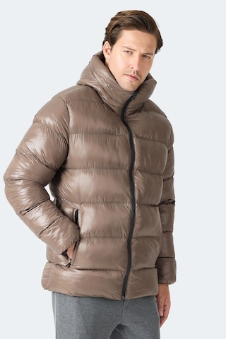 Slazenger Hoot Erkek Kahve Mont & Kaban Kahve