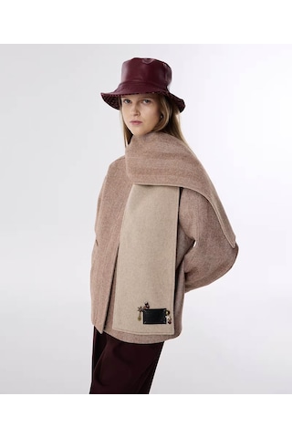 Twist Çıkarılabilir Atkılı Açık Kahverengi Kadın Kaban Tw6250008026 Açık Kahverengi