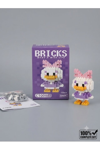 Bricks Koleksiyonluk Figür - Sevgiliye Hediye Donald Duck Ve Daisy Duck