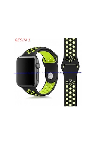 Apple Uyumlu Watch 2 42 MM Silikon Sport Kordon Kayıs