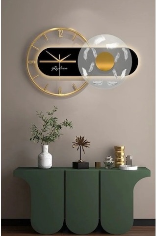 MetaQuartz Aksesuar Renessa Exclusive Quartz Mekanizmalı Özel Seri Dekoratif Meta Gold - Lacivert