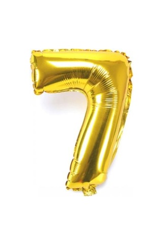 Runaway Altın Sarısı 0 Rakam Balon Dev Doğum Günü Dekoru Çok Renkli