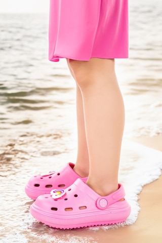 Kiko Kids Eva Plaj Havuz Okul Kreş Kız Çocuk Terlik Twg 755 Pembe