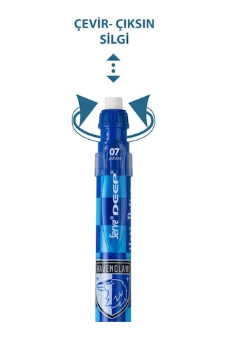Serve Deep Harry Potter 0.7 Versatil Kalem Mavi Damalı Ravenclaw