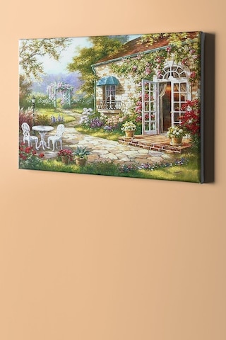 Webstyle Sayılarla Boyama Seti Kasnaklı Keyif Bahçesi 40x50 Cm