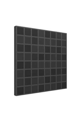 Vicfoam Square Black 6'lı Paket