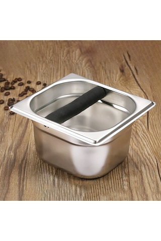 Neevoyu Küçük Boy Paslanmaz Çelik Kahve Çöpü Toplayıcı - Kahve Tozu Kovalama Ve Atma Tepsisi Diğer
