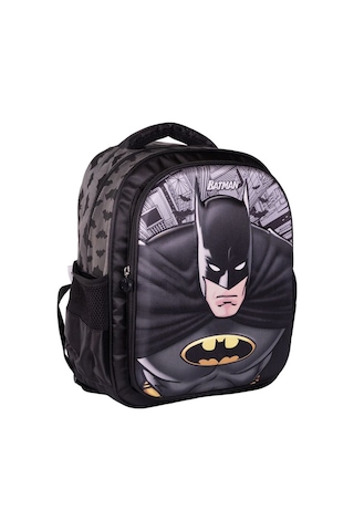 Batman Yarasa Desenli Okul Çantası 2520 Çok Renkli