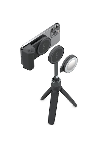 Kit - Snapgrip Snaplight Snappod Ve Taşıma Çantası Içerir - Manyetik Montaj Her Telefona Takılır Gece Yarısı Diğer