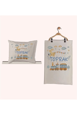 Pia Baby Gl 1944-02 İsme Özel Beşli Tulum Set Krem