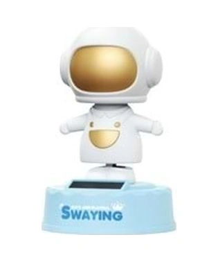 Solar Enerjili Dans Eden Astronot Figürü Araba Ve Masa Dekoru