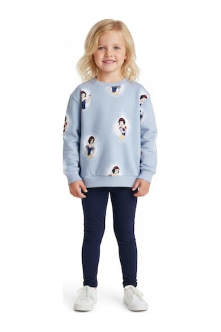 Pamuk Prenses Kız Çocuk Sweatshirt Mavi