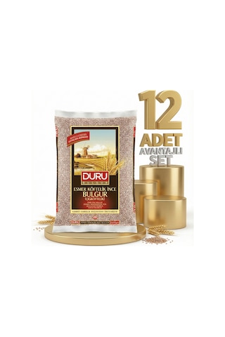 Duru Esmer Çiğ Köfte Bulgur 12x1 Kg